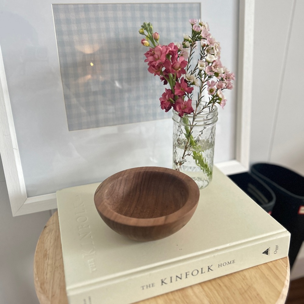 Vintage brown decor bowl